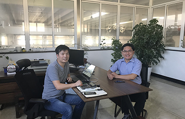 韓國(guó)erae公司全球采購(gòu)總經(jīng)理來(lái)我公司考察洽談